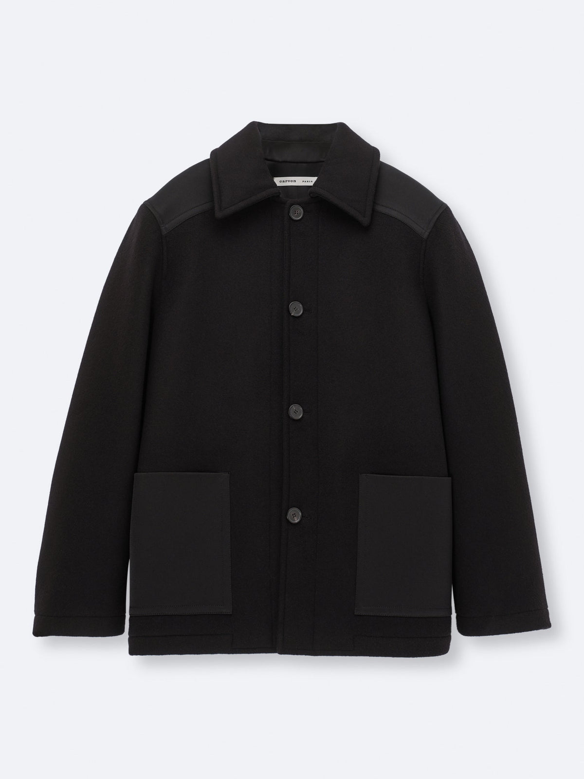 Donkey coat in virgin double wool