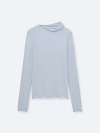 Pull à col tombant en mérinos extra-fin