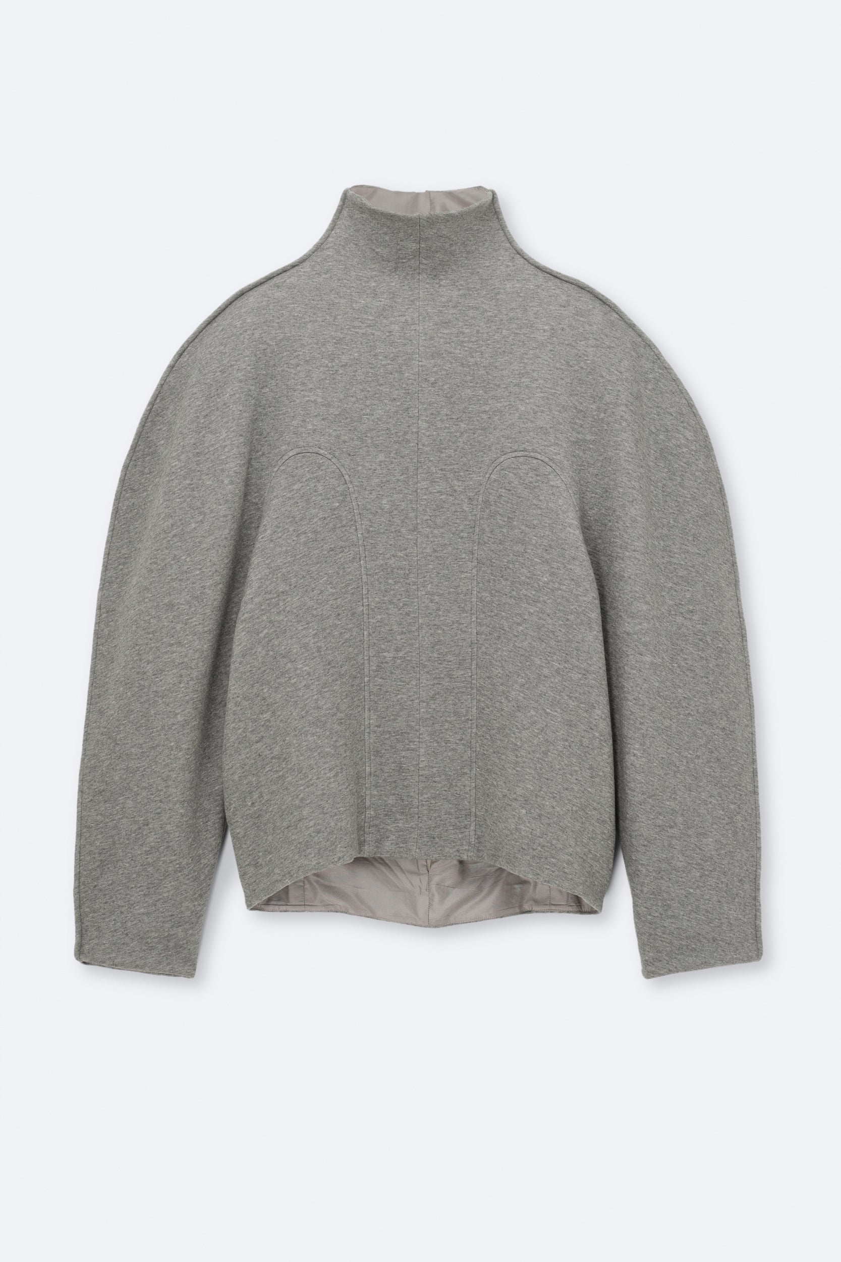 Cocoon sweater in cashmere cotton jersey
