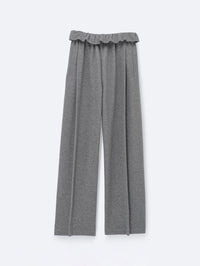 Soft orchid trousers in cashmere cotton jersey