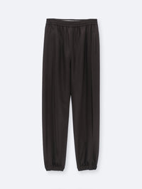 Jogging trousers in double silk