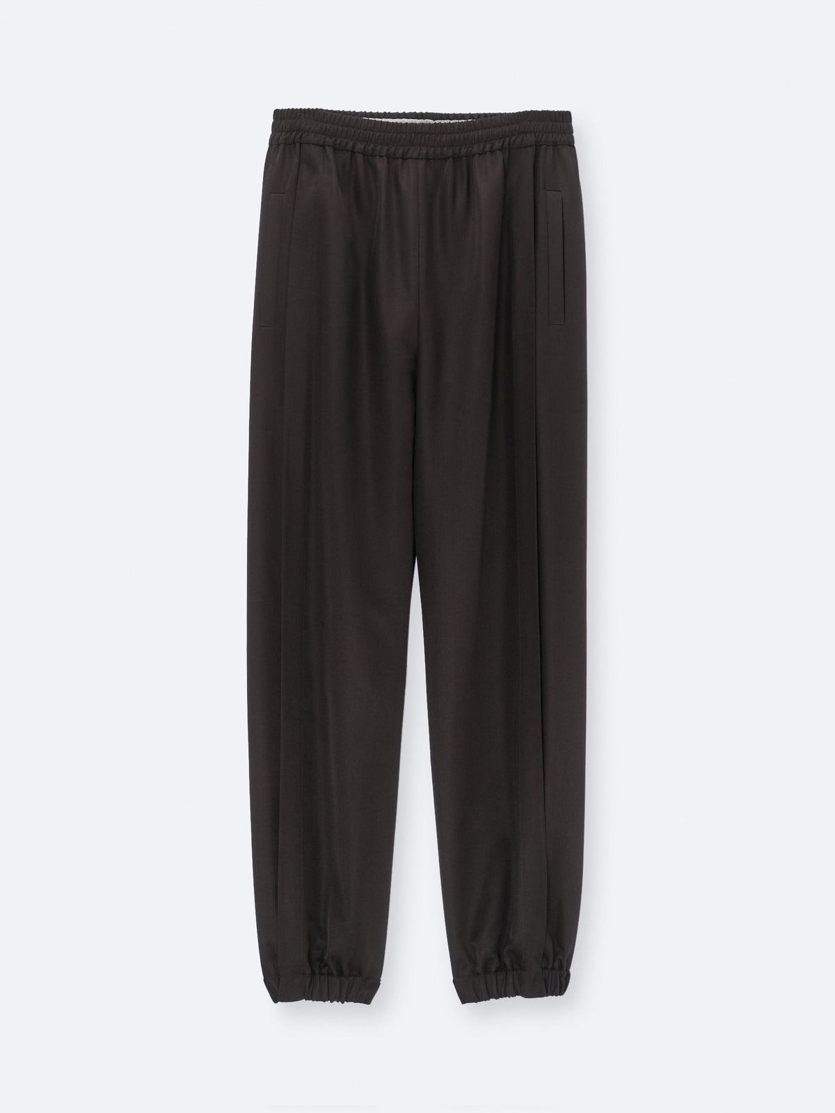 Jogging trousers in double silk