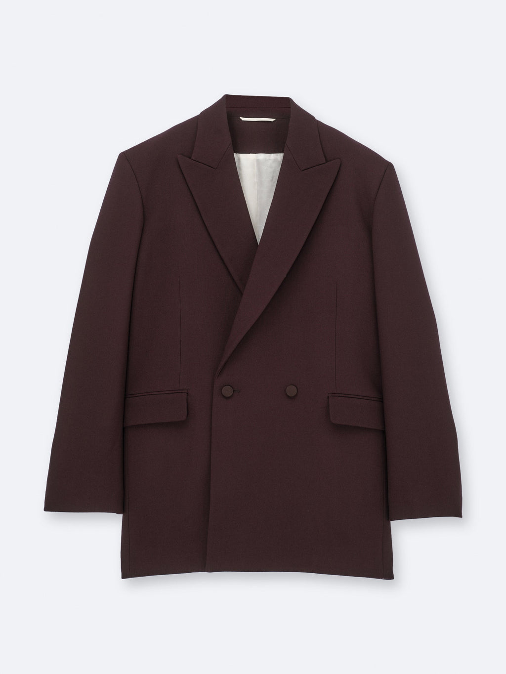 Tailored jacket in wool canvas