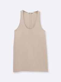 Tank top in double satin