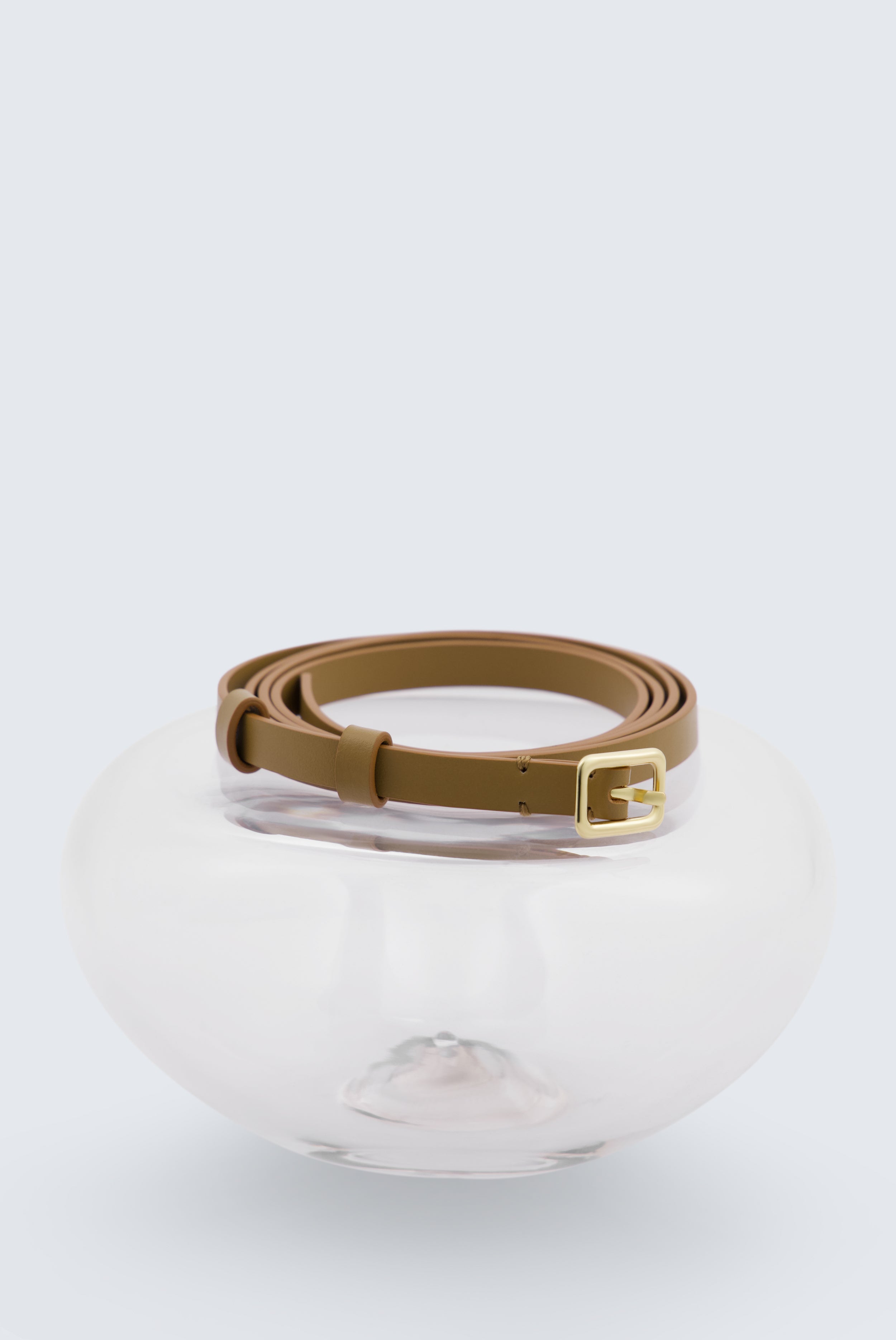 Ceinture classique en cuir lisse