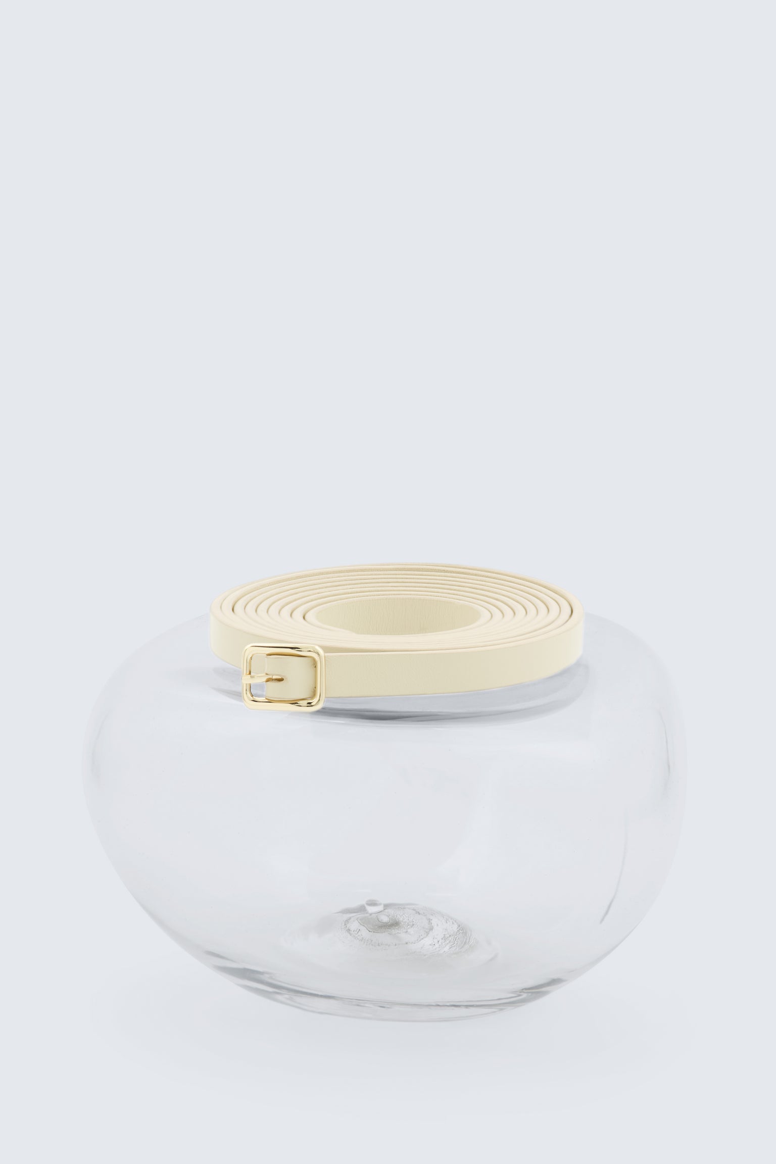 Ceinture double tour en cuir