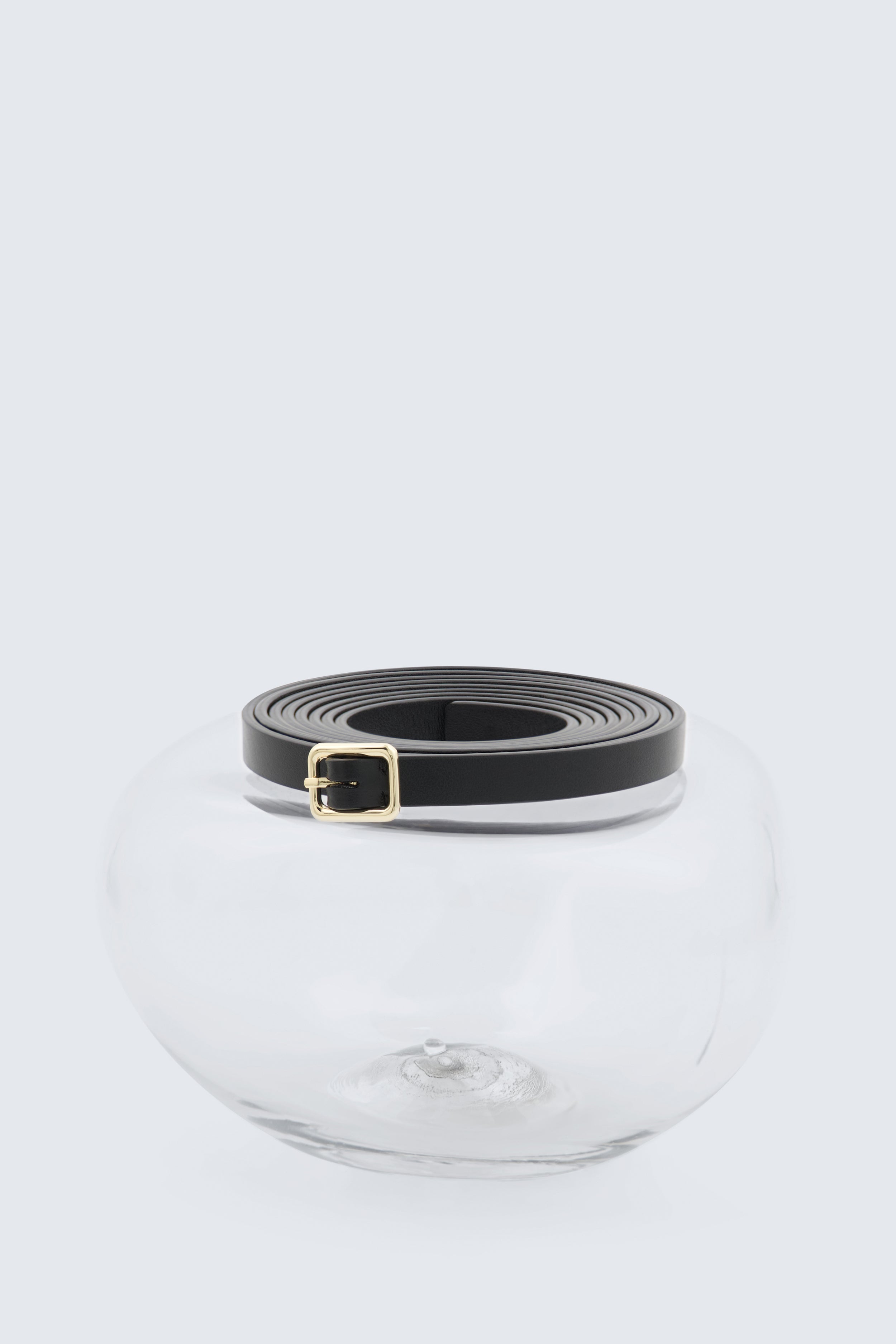 Ceinture double tour en cuir