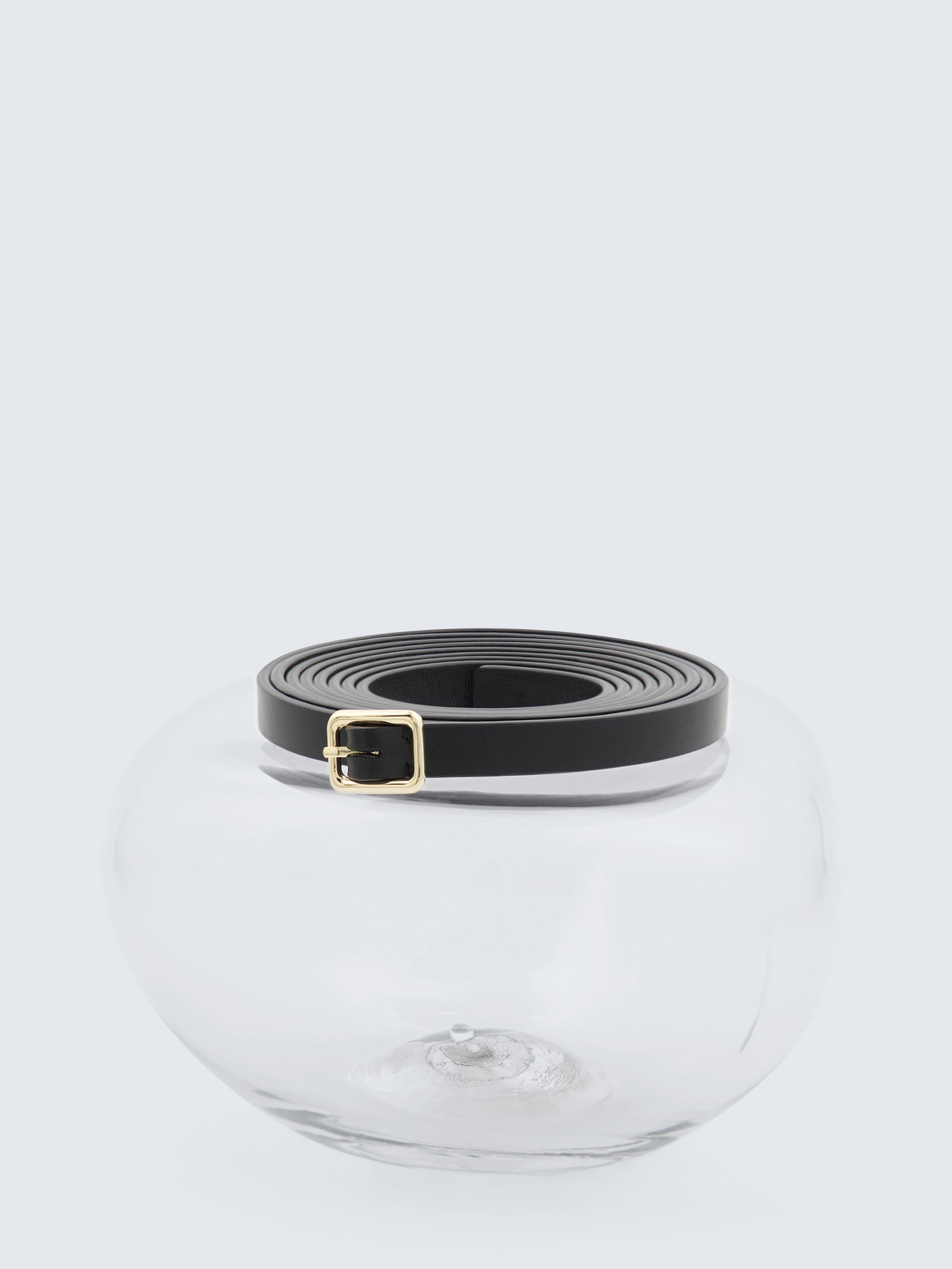 Ceinture double tour en cuir