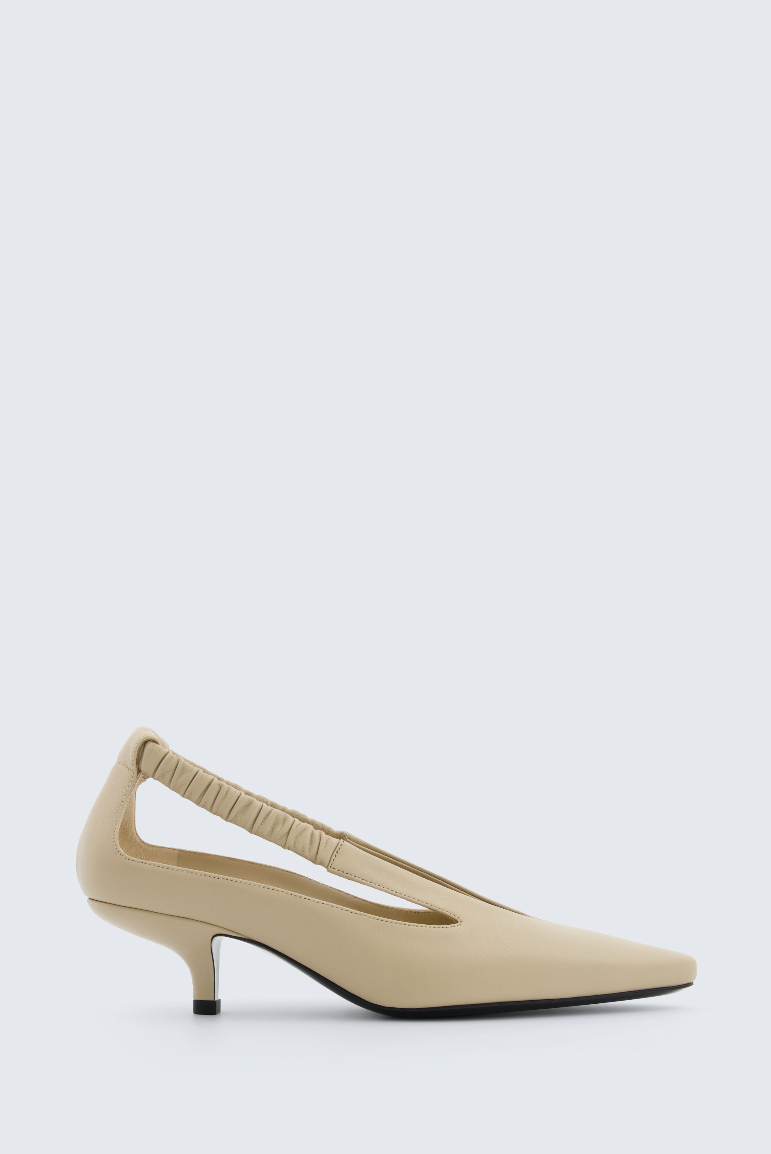 Coupole kitten heel in nappa leather