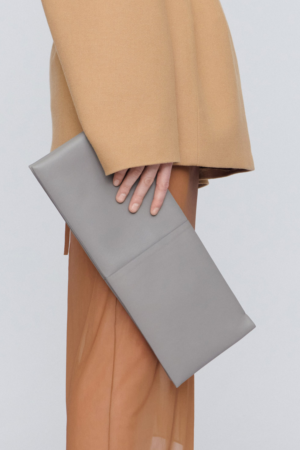 Pochette Louise en cuir nappa