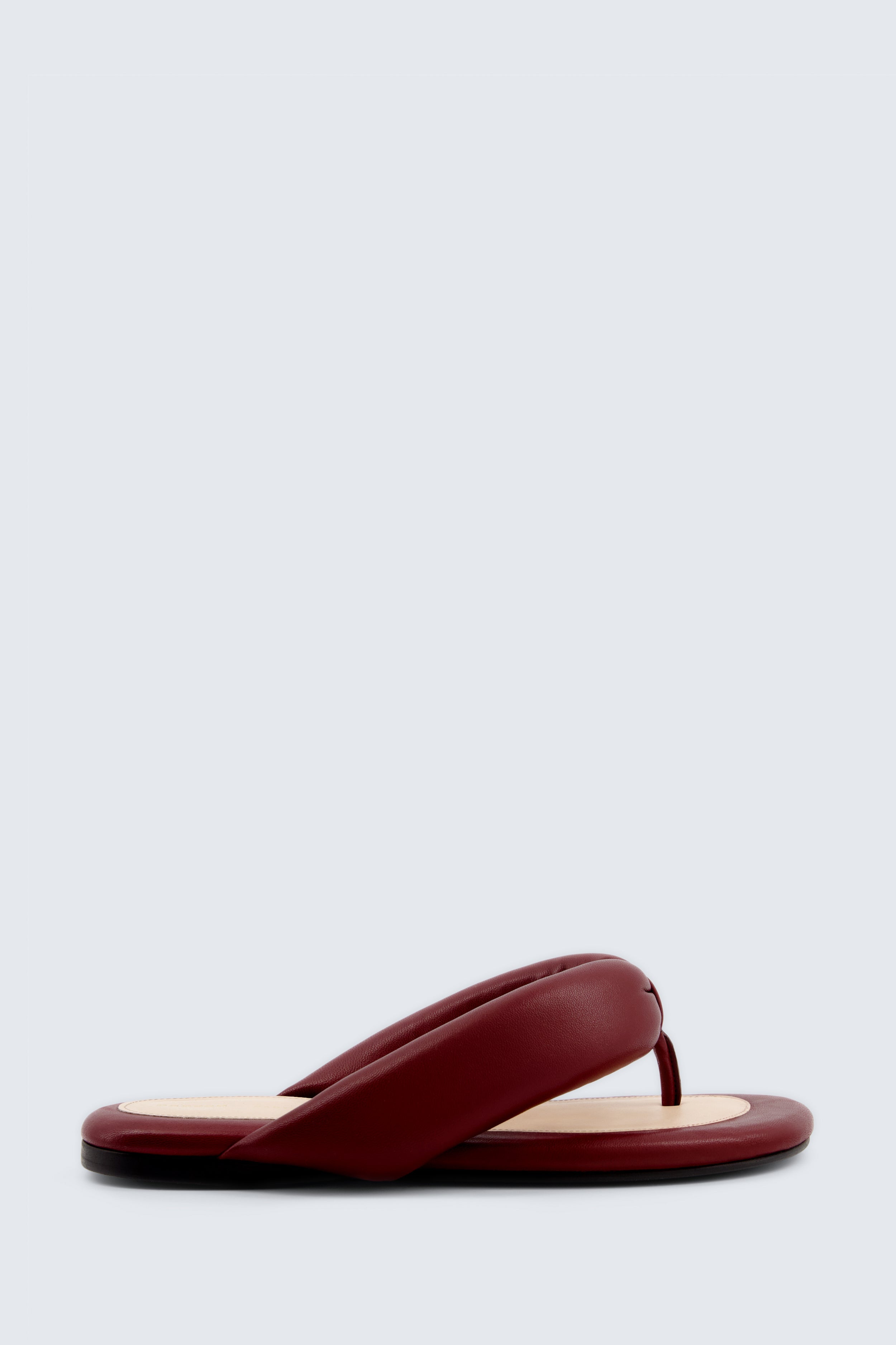 Garnier padded sandal in nappa leather