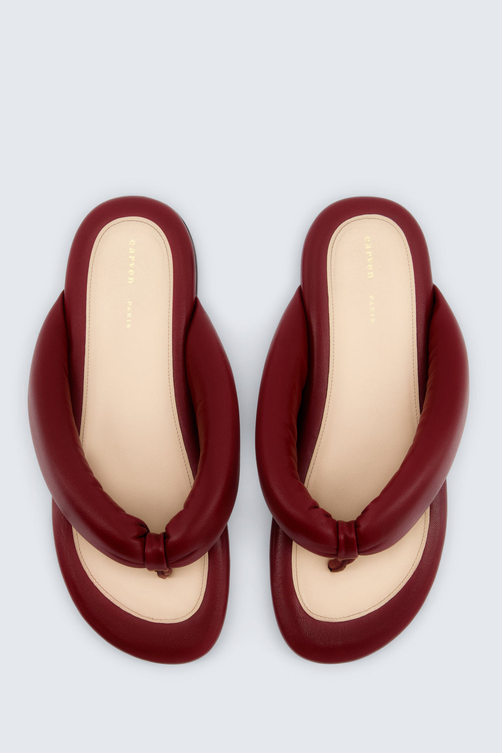 Garnier padded sandal in nappa leather