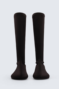 Bottes Glove en satin stretch
