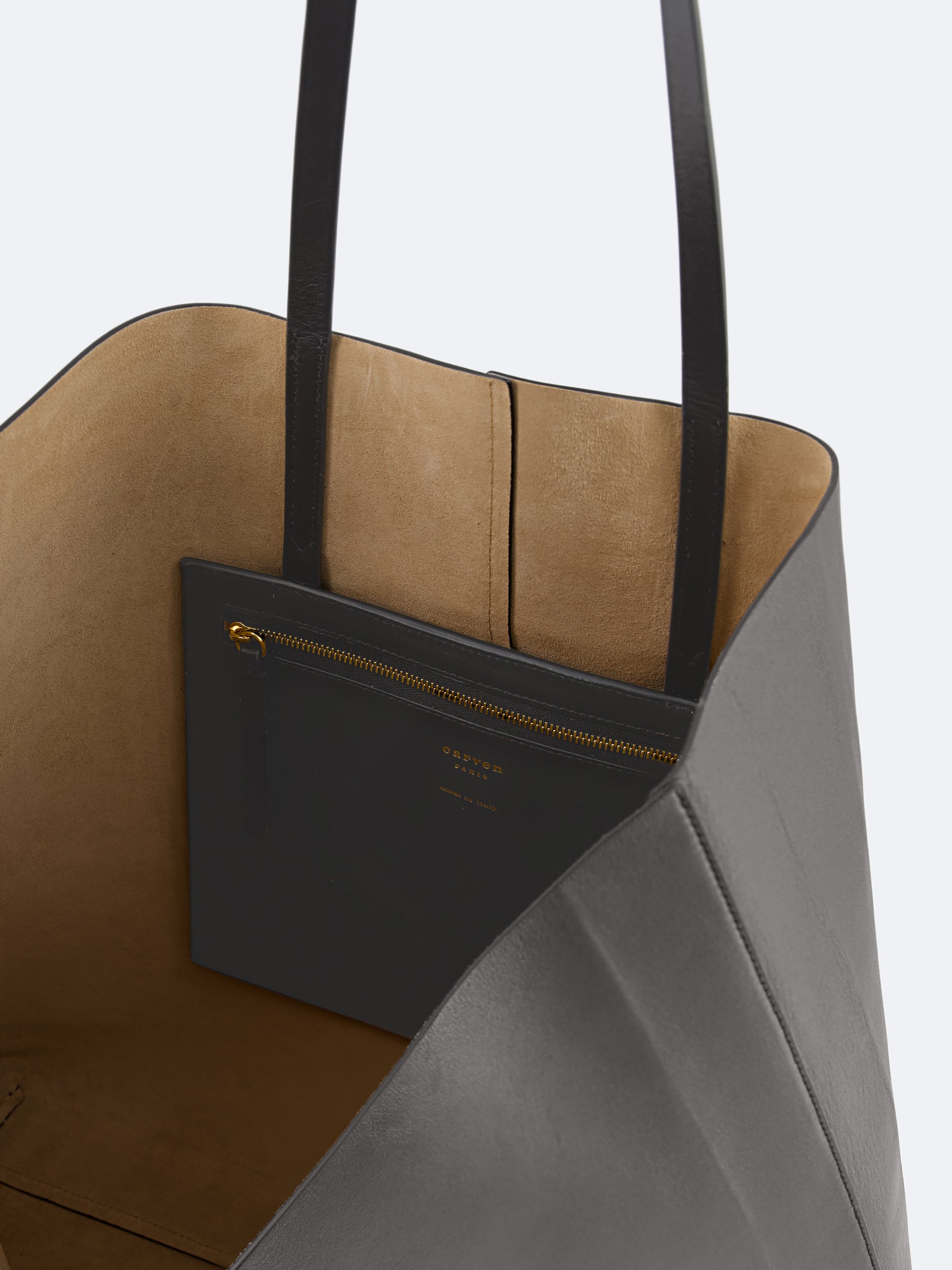 Jean tote bag in nappa leather