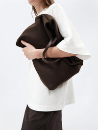 Cabas Jeanne en laine vierge double face