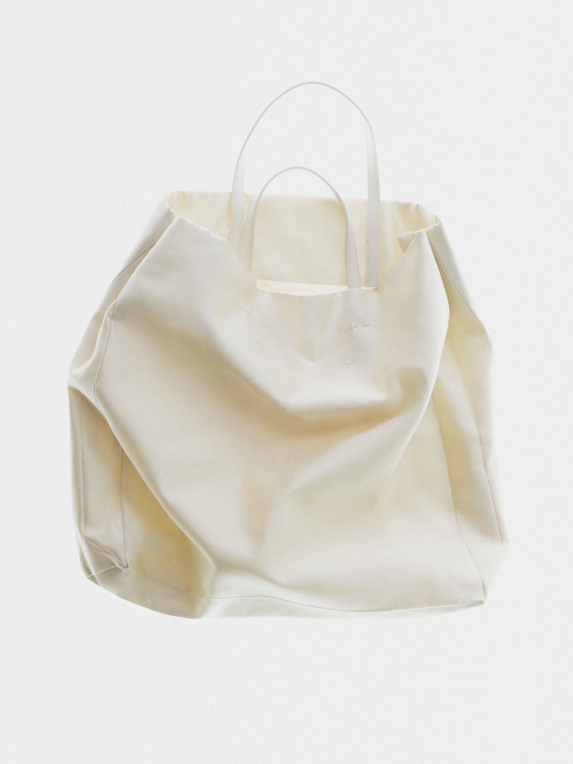 Jeanne tote bag in silk wool couture