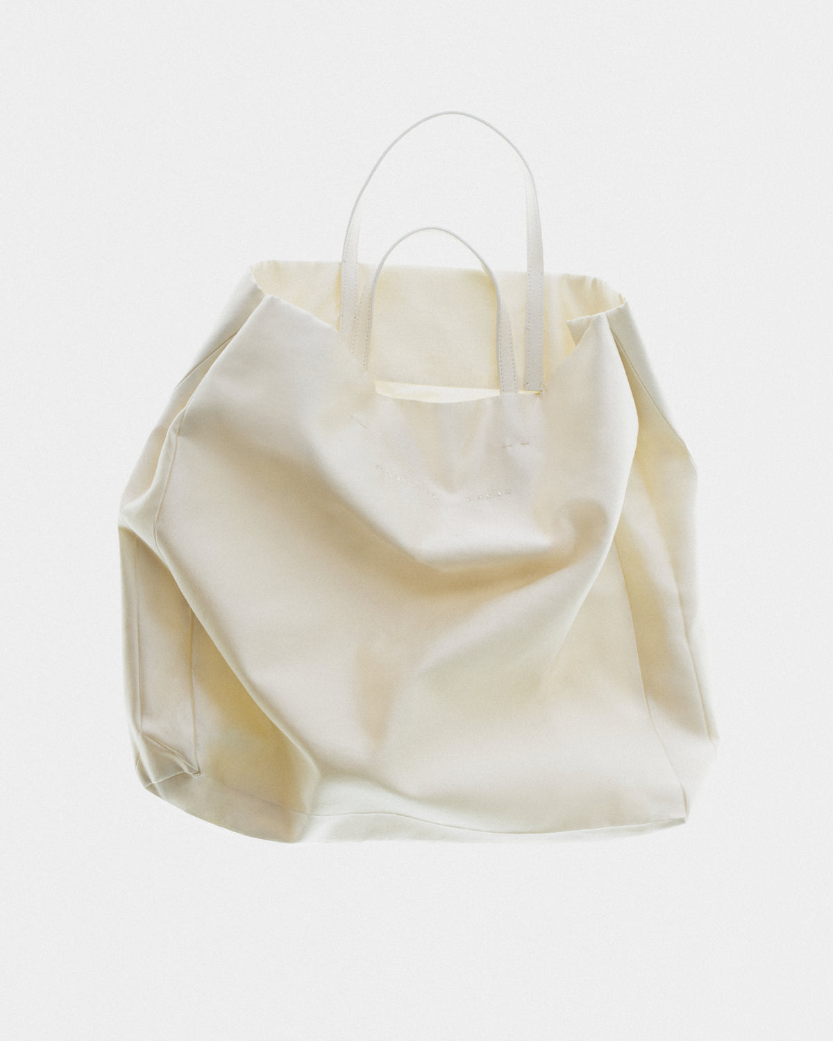 Jeanne tote bag in silk wool couture