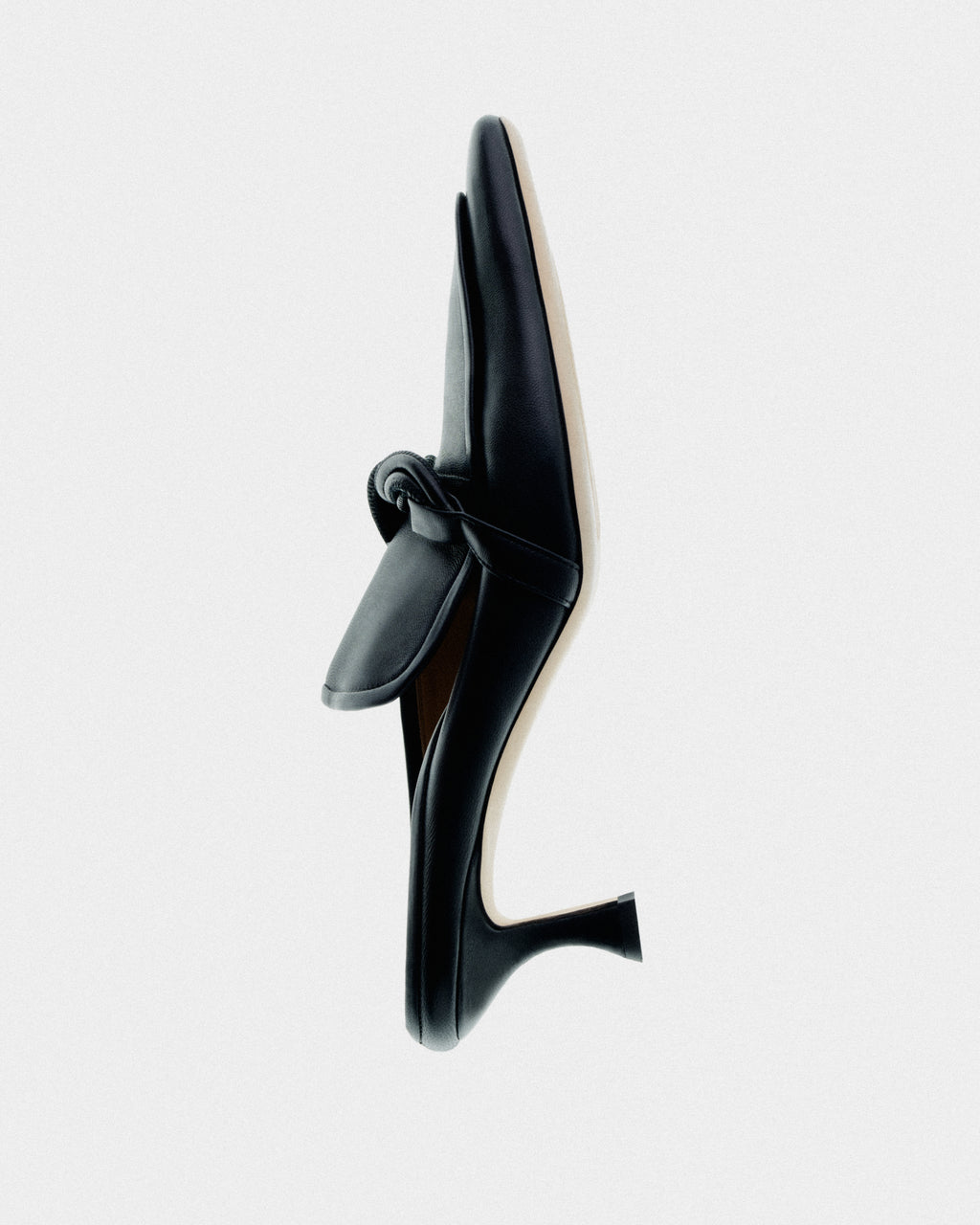 Louis heeled mule in calf leather