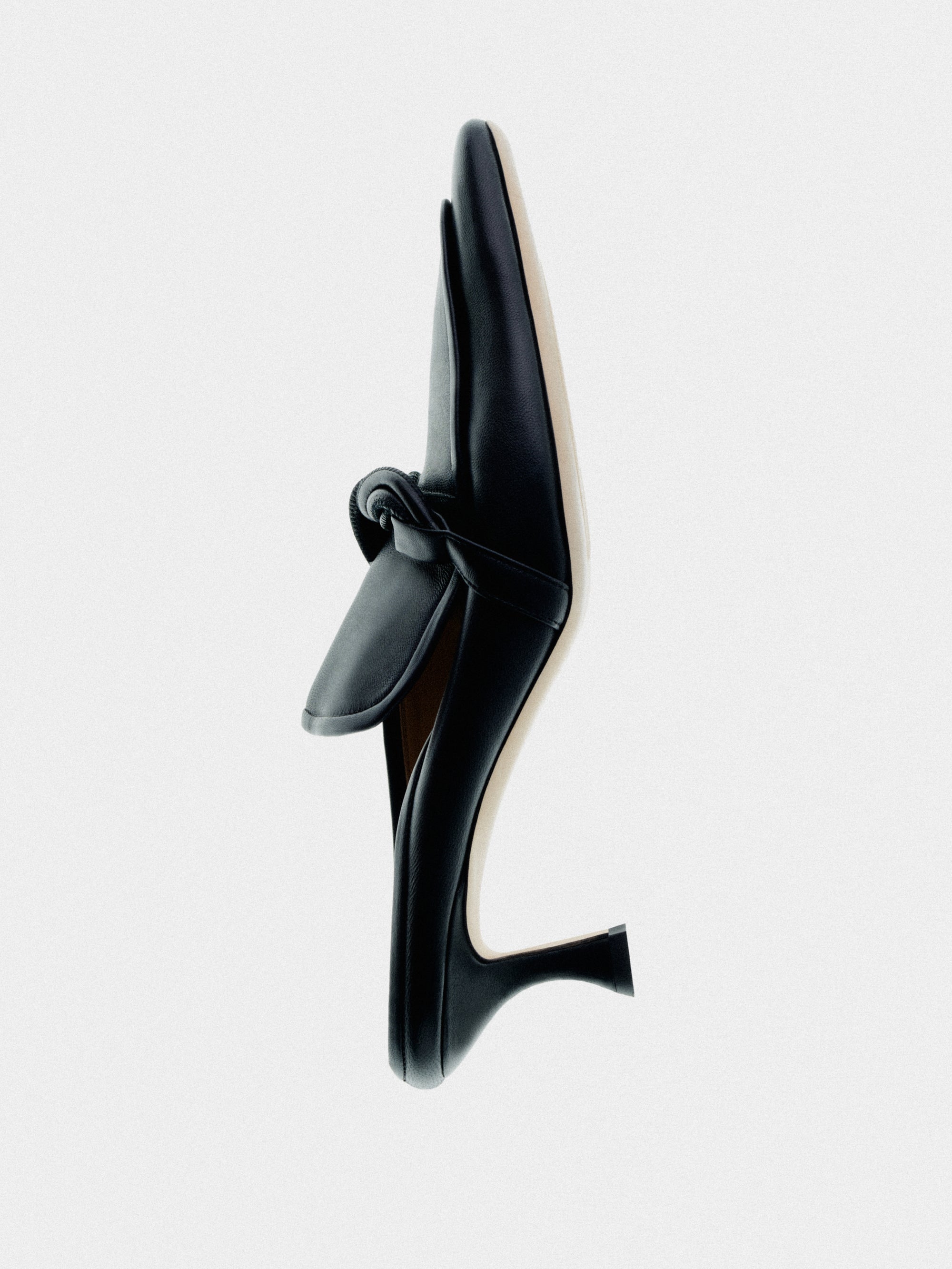 Louis heeled mule in calf leather