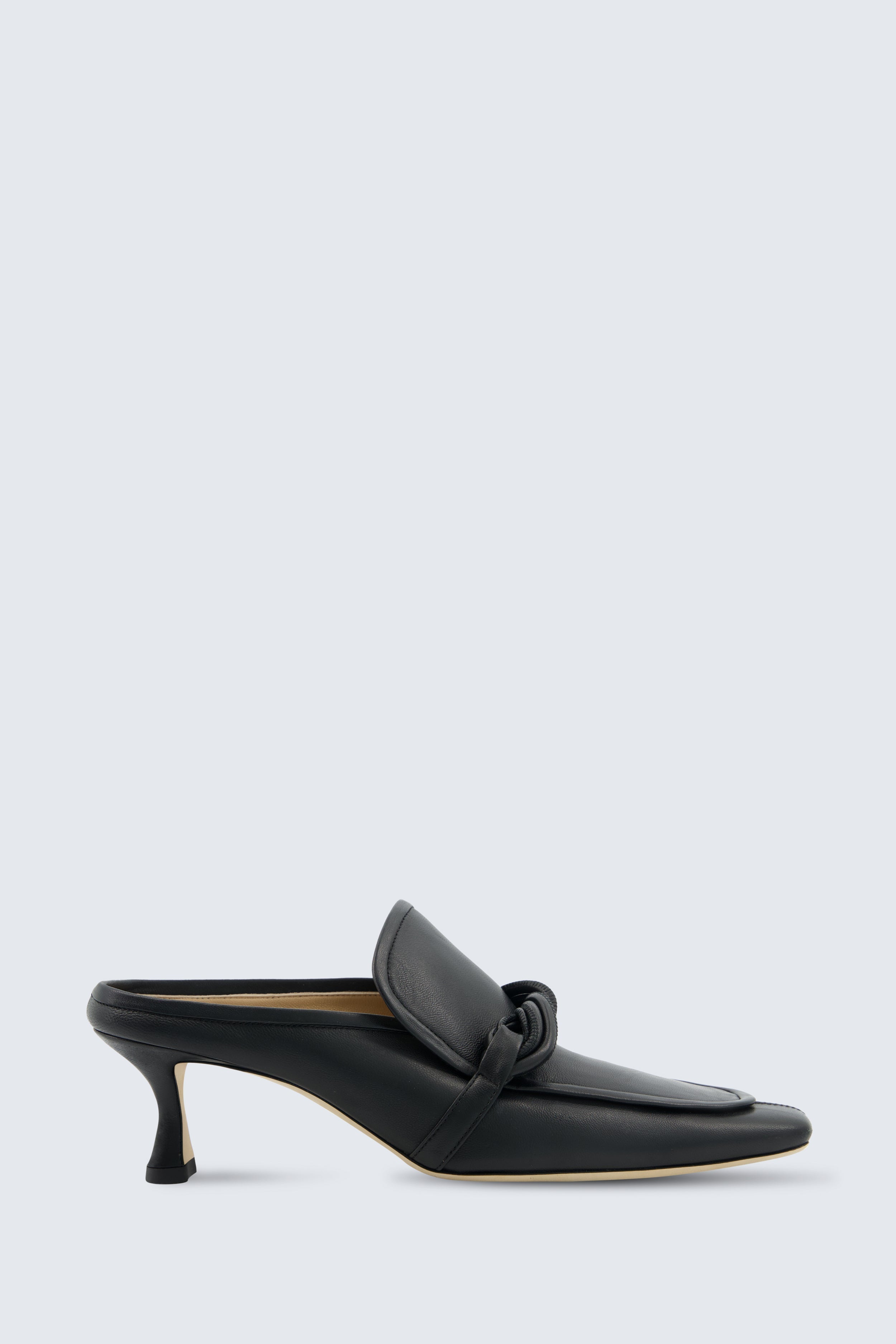 Louis heeled mule in calf leather