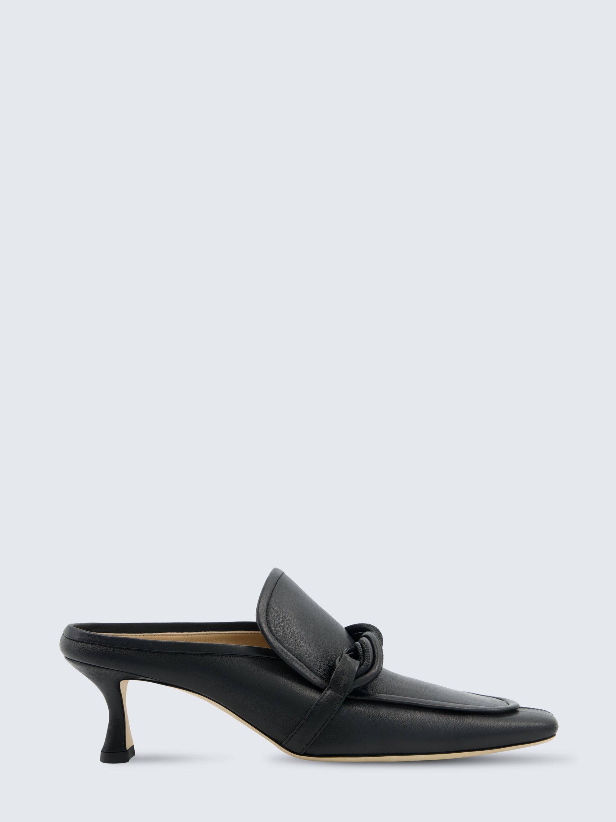 Louis heeled mule in calf leather