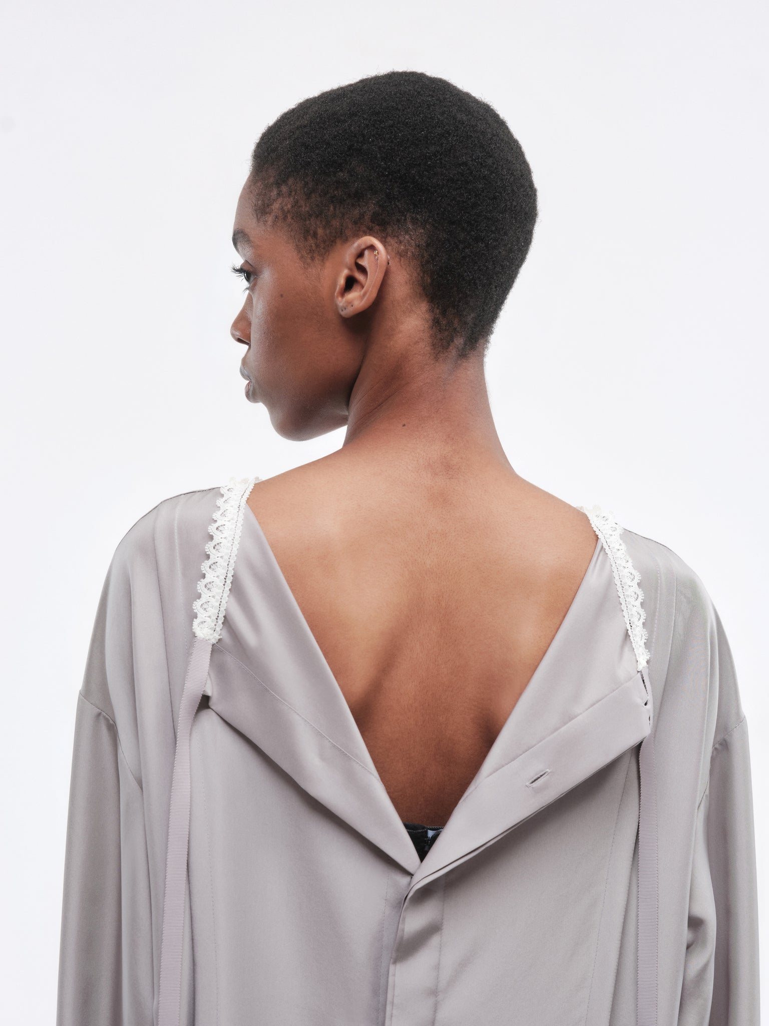 Esperanto dress in silk habotai