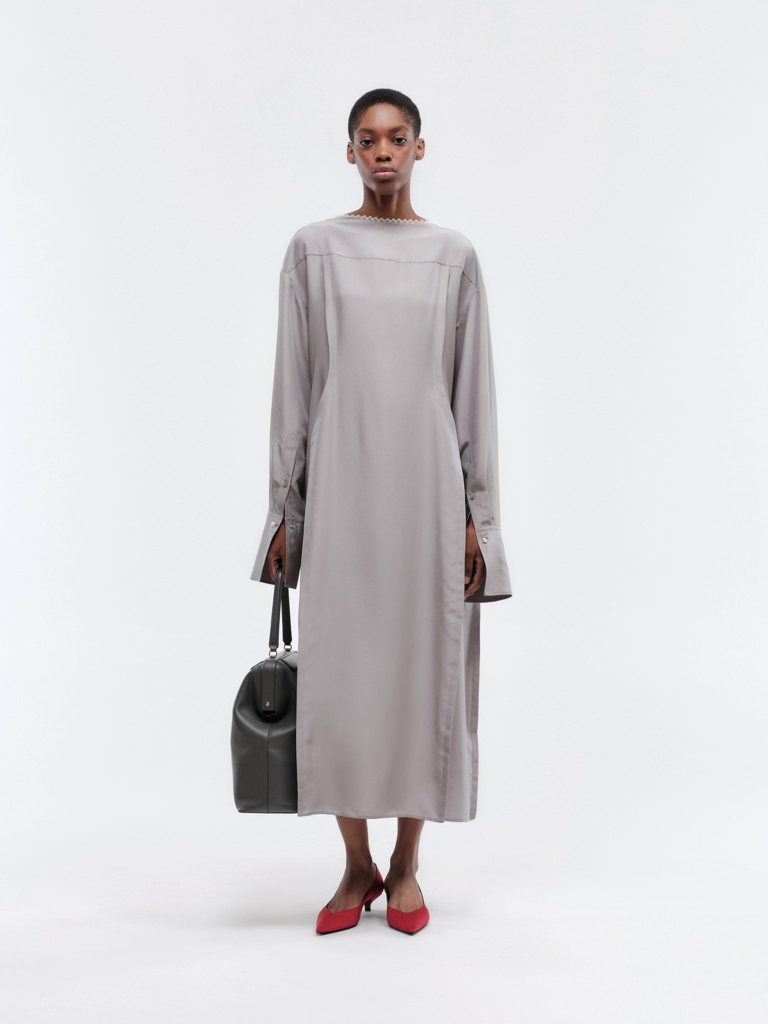 Esperanto dress in silk habotai