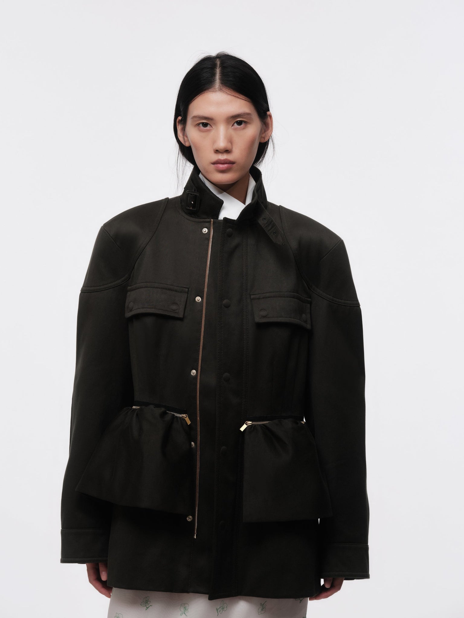 Esperanto jacket in cotton sateen