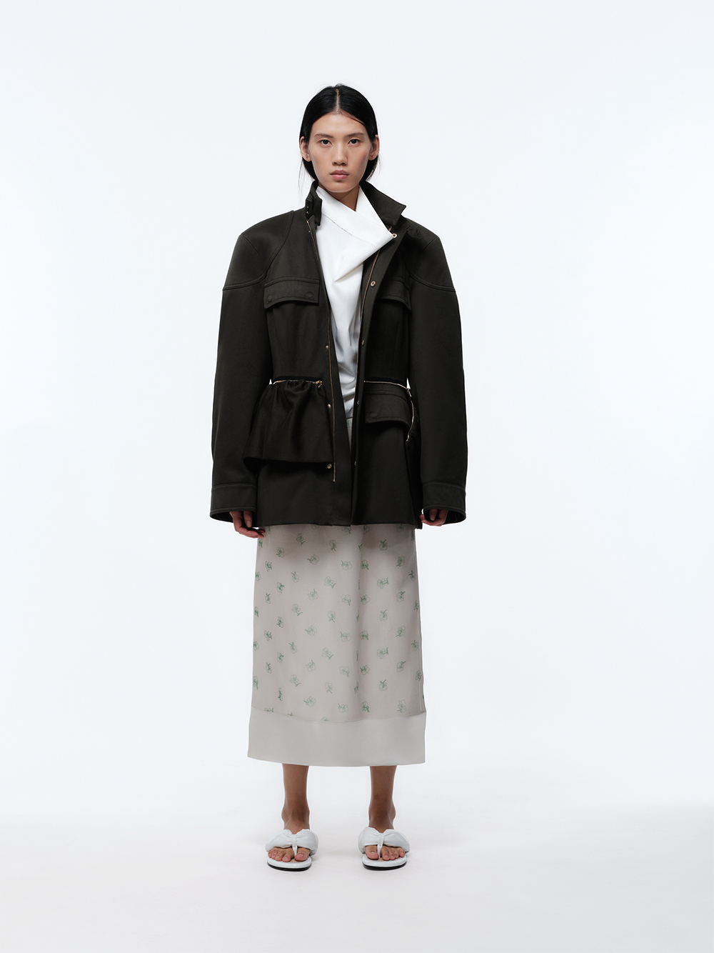 Esperanto jacket in cotton sateen