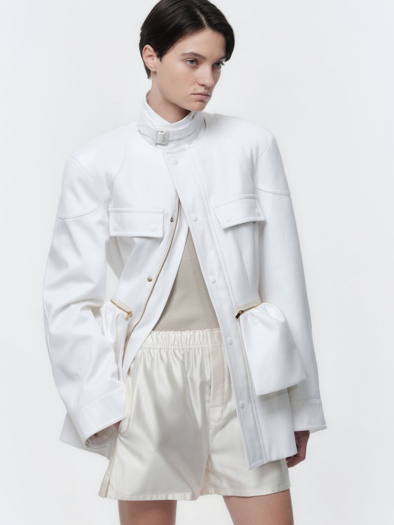 Esperanto jacket in cotton sateen