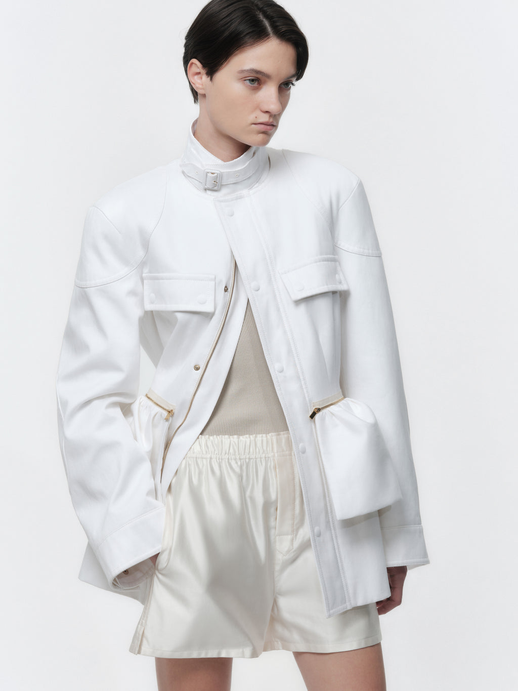 Esperanto jacket in cotton sateen