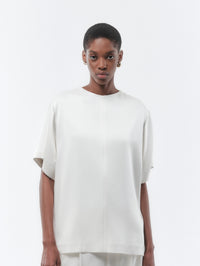 Top in light double satin