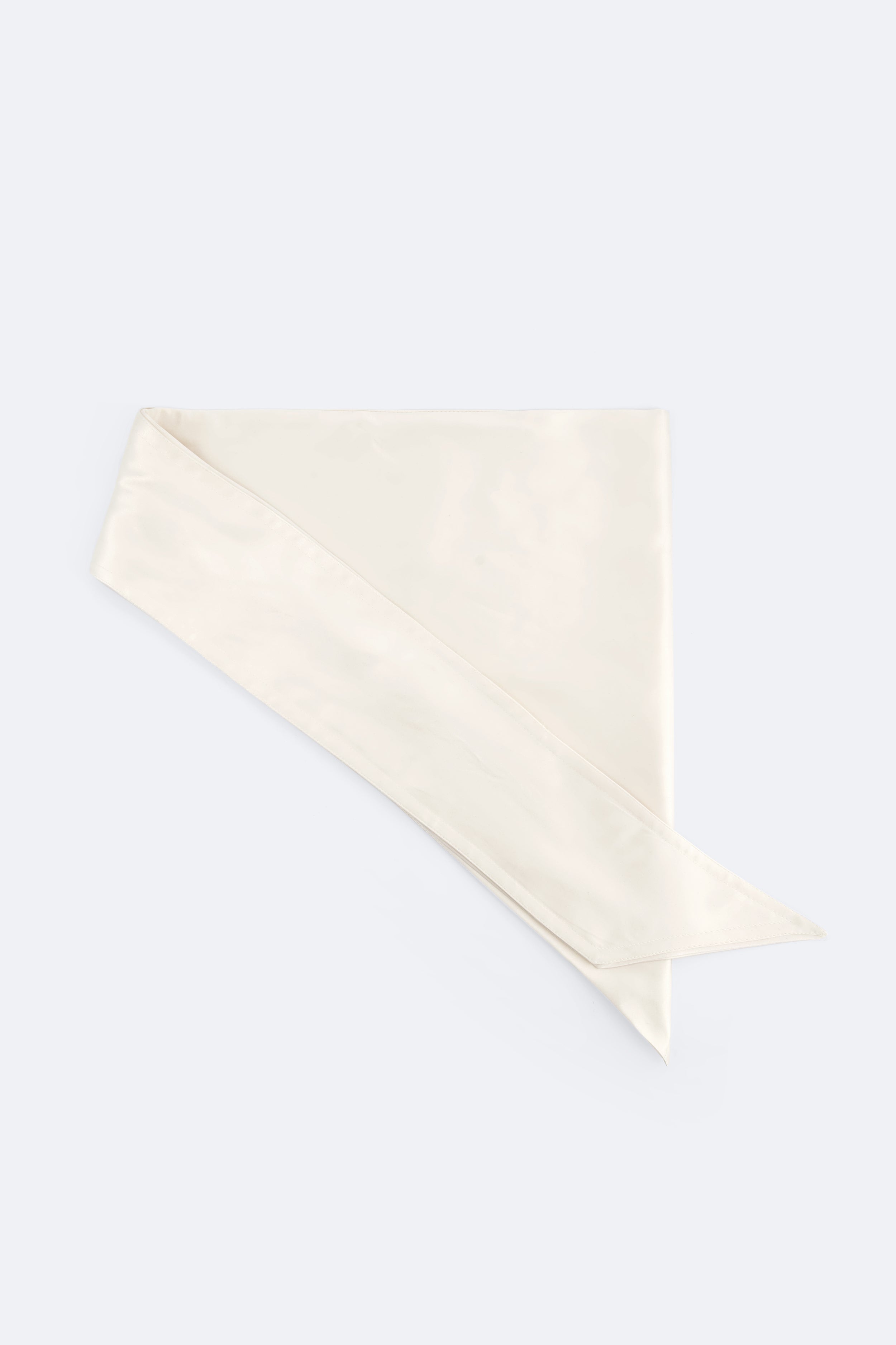 Foulard bandana en satin lingerie