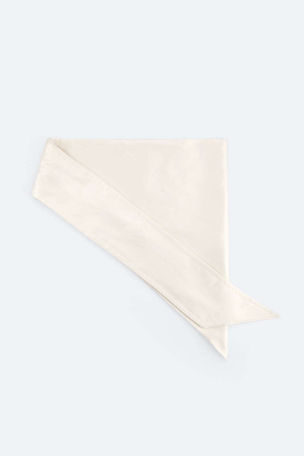 Foulard bandana en satin lingerie