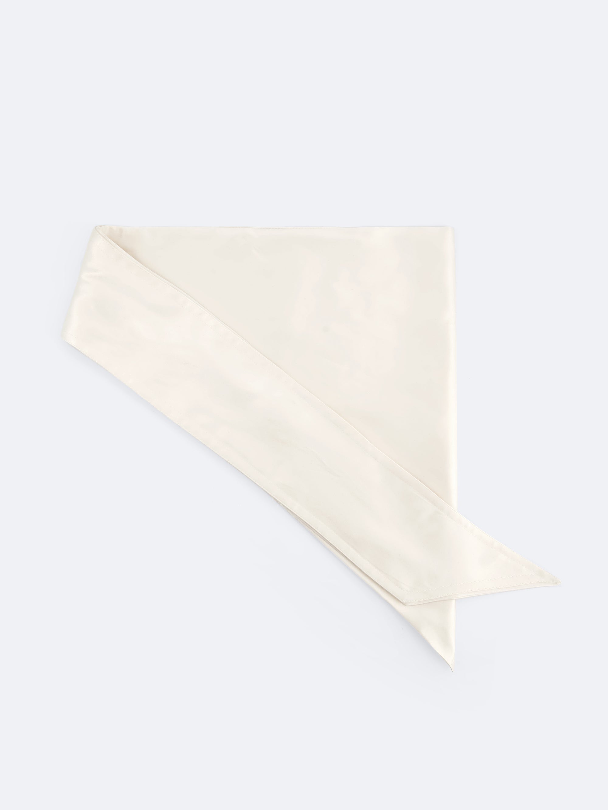 Foulard bandana en satin lingerie