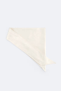 Foulard bandana en satin lingerie