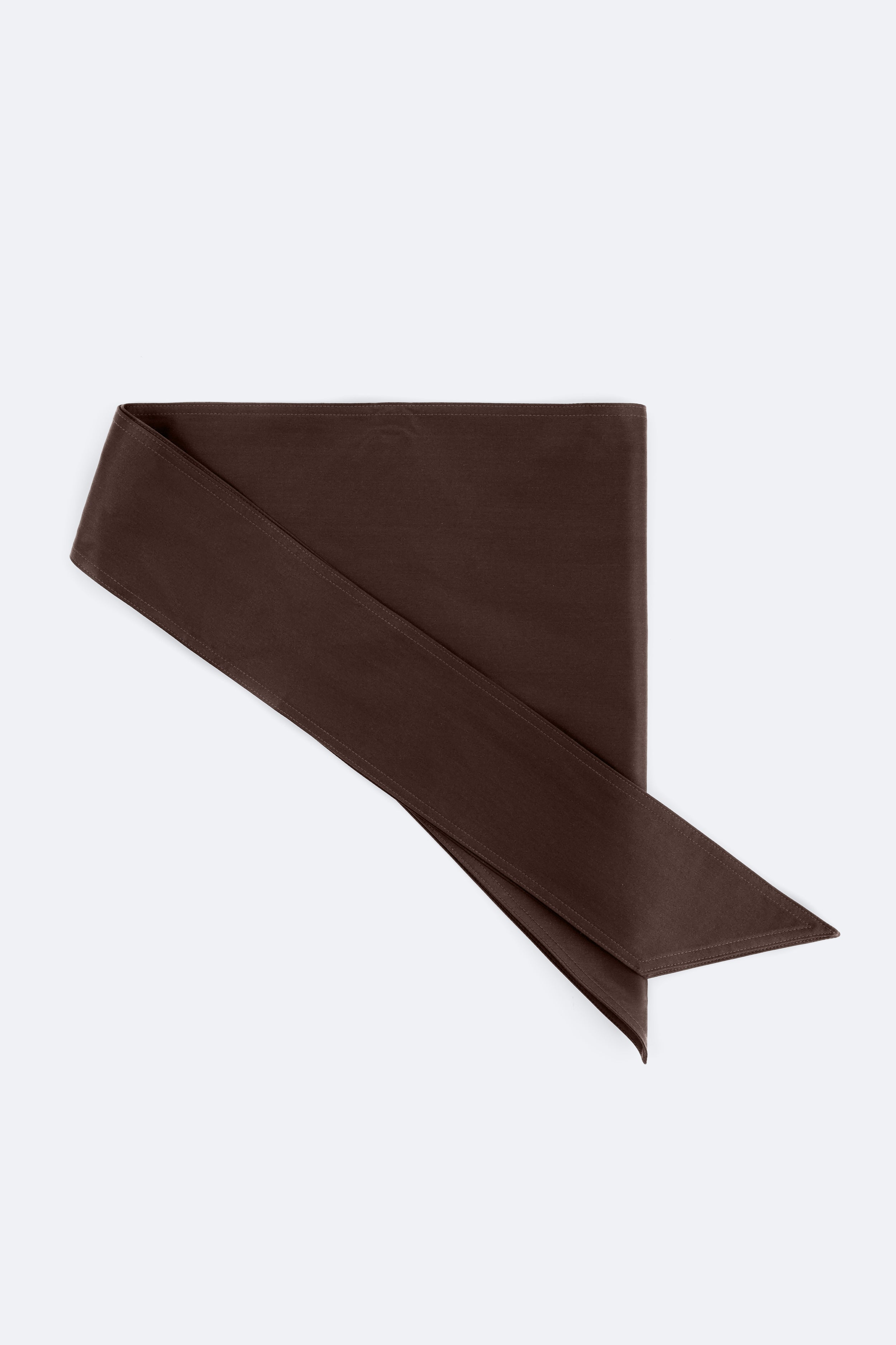 Foulard bandana en satin lingerie