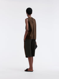 Top débardeur en satin double