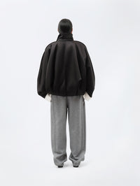 Blouson ouatiné en soie double