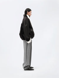 Blouson ouatiné en soie double