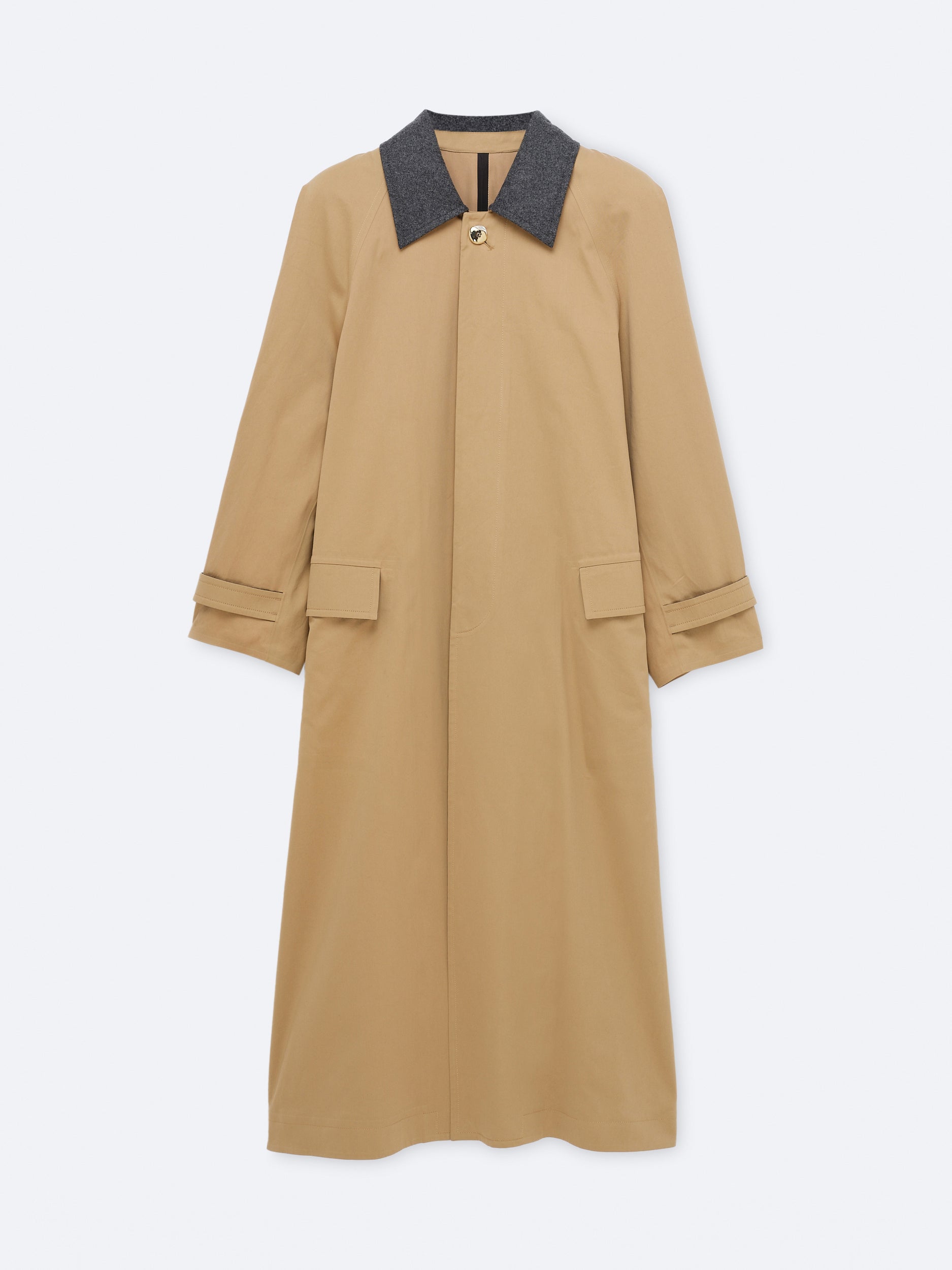 Pardessus en satin de coton et soie