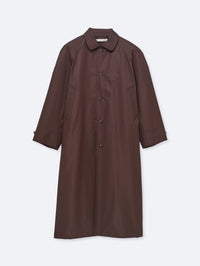 Manteau mac 50s en soie et coton