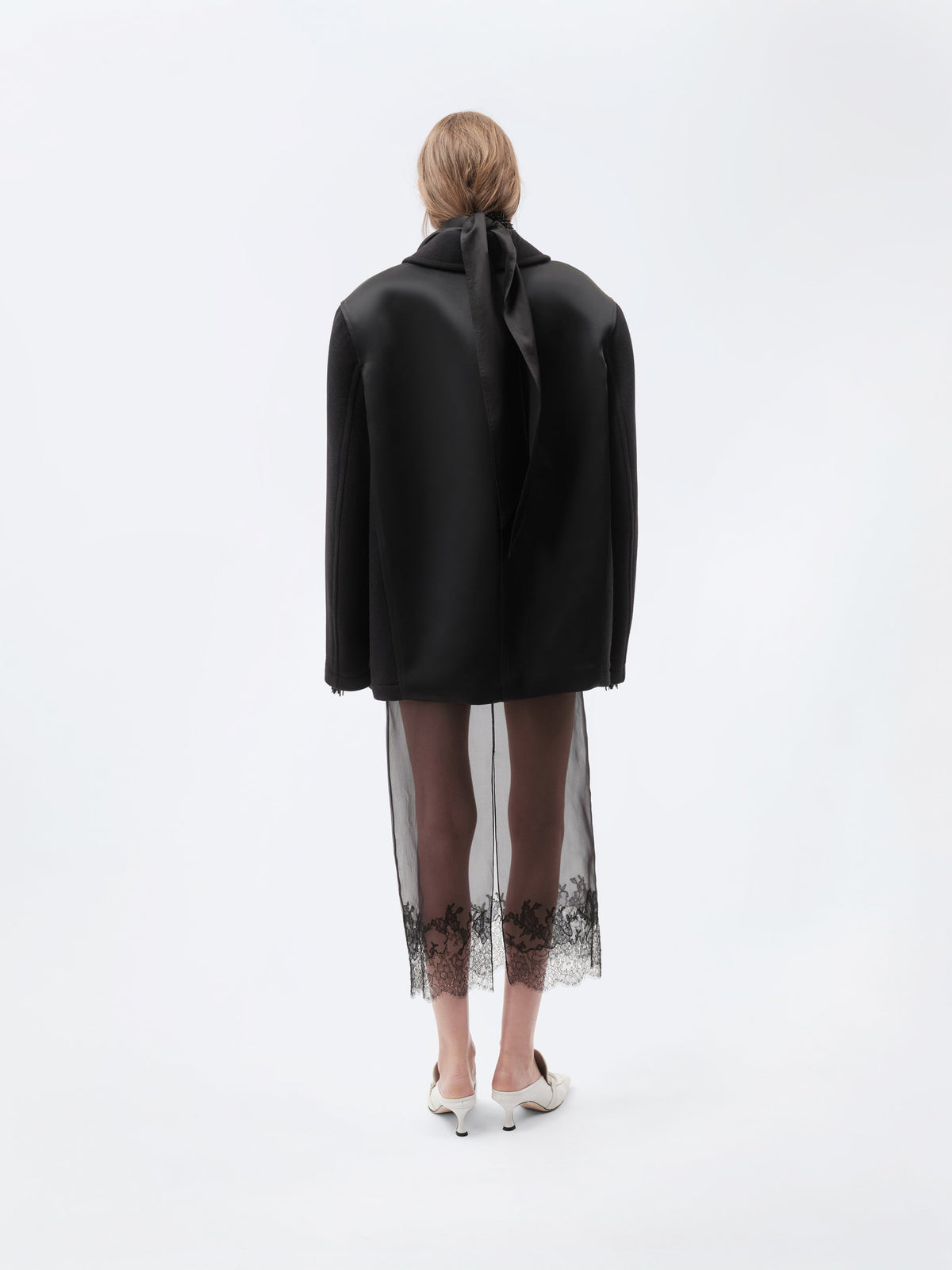 Donkey coat in virgin double wool