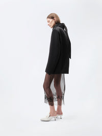 Donkey coat in virgin double wool