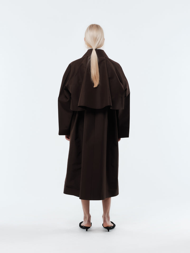 Raincoat in bonded taffeta