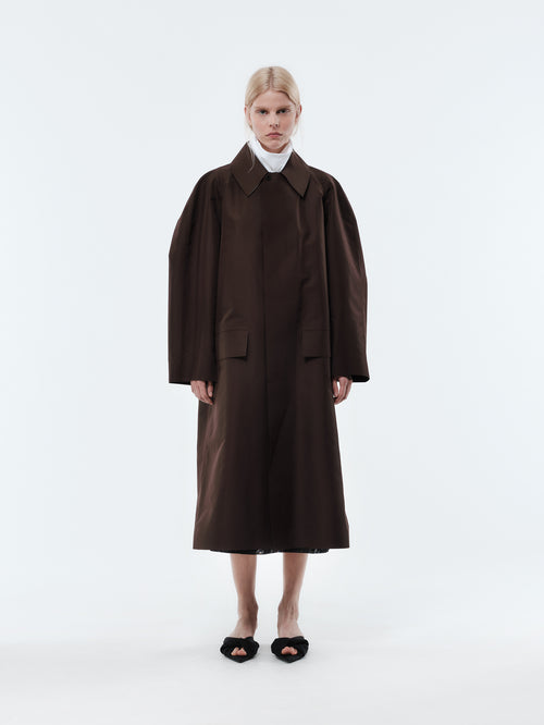 Raincoat in bonded taffeta