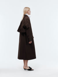 Raincoat in bonded taffeta