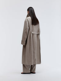 Trench Espéranto en tweed chiné