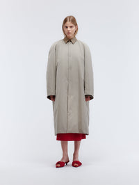 Padded coat in duchesse