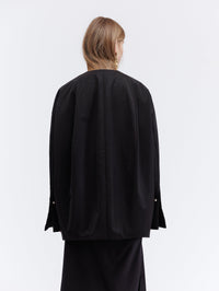 Manteau court ouatiné en duchesse